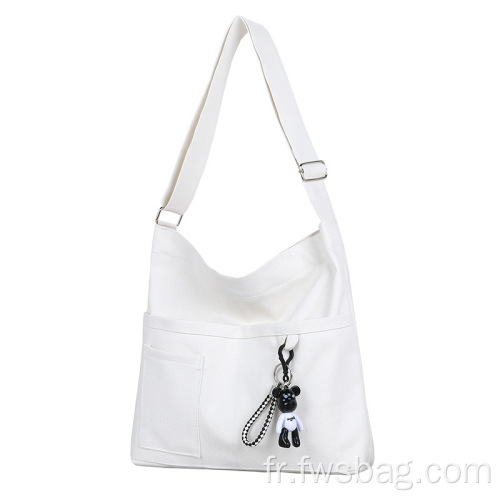 Sac coréen insi messager art canvas sac bag femelle étudiants collégiaux de classe toile de toile pour femmes